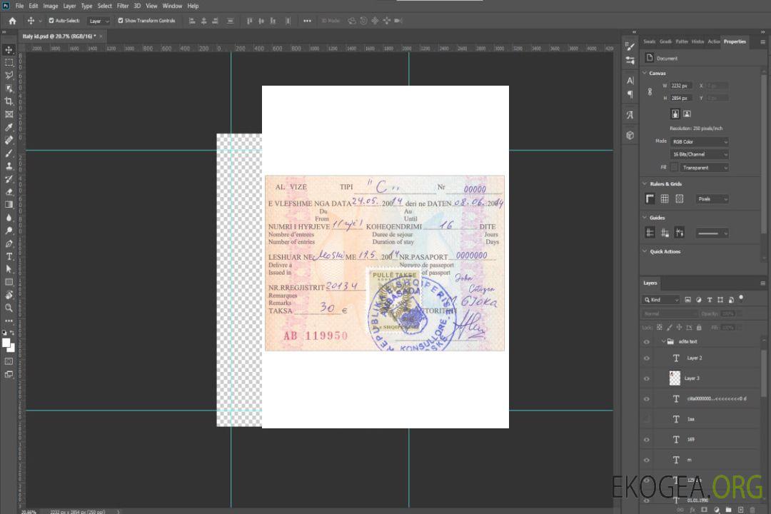 Visa ALBANIE template Visa ALBANIE template
